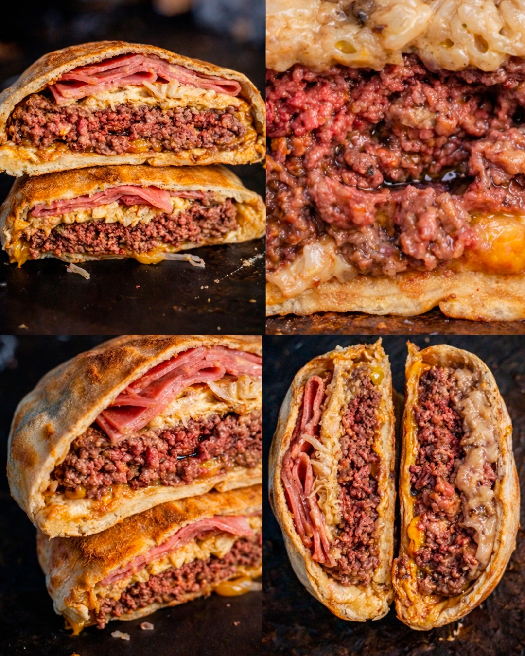 Presentacion de hamburguesa artesana